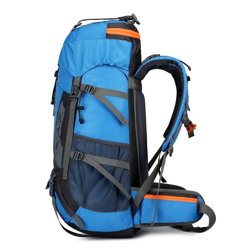Sac à dos de randonnée 60L | Imperméable, ajustable | Pour la randonnée et les aventures