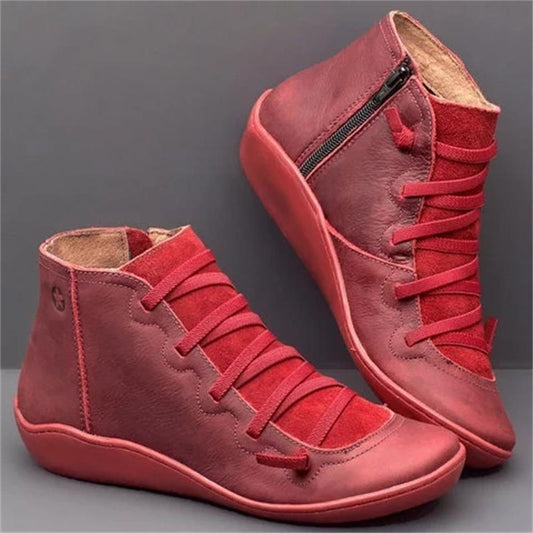 Botte plate décontractée pour femmes - Style chic - Confort optimal-Chaussures-PARIS FEMME