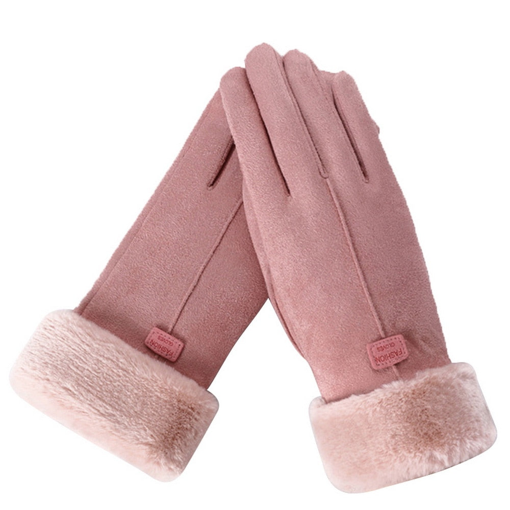 Gants hiver femme maille tactile | Imperméables isolés thermiques