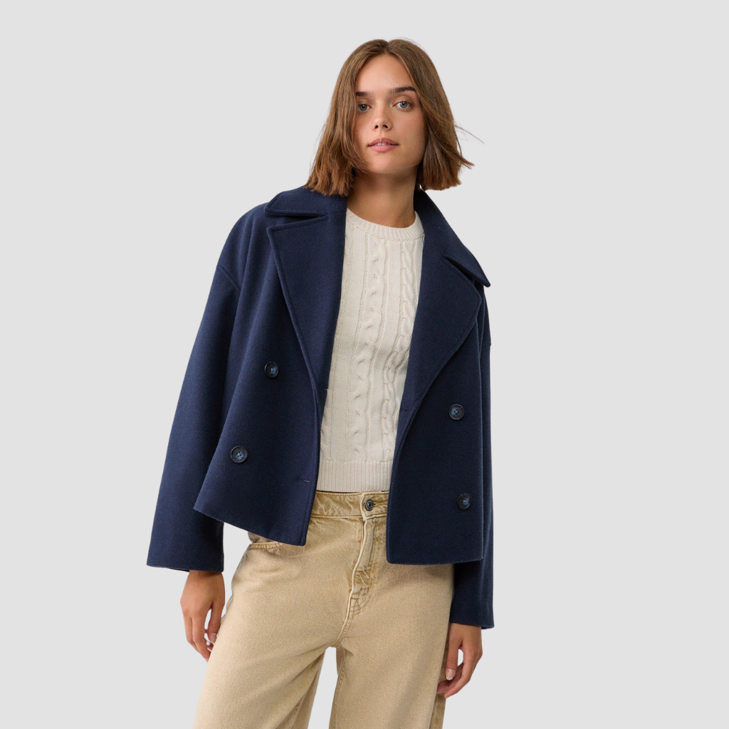 Blazer Double-Breasted Korte | Veste de Qualité Premium