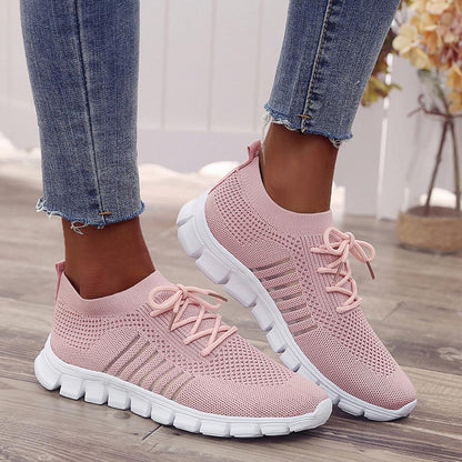 Femmes Baskets Orthopédiques Flyknit Respirantes