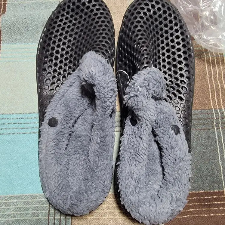 Chaussons femme hiver mules fourrées chaudes semelle épaisse EVA