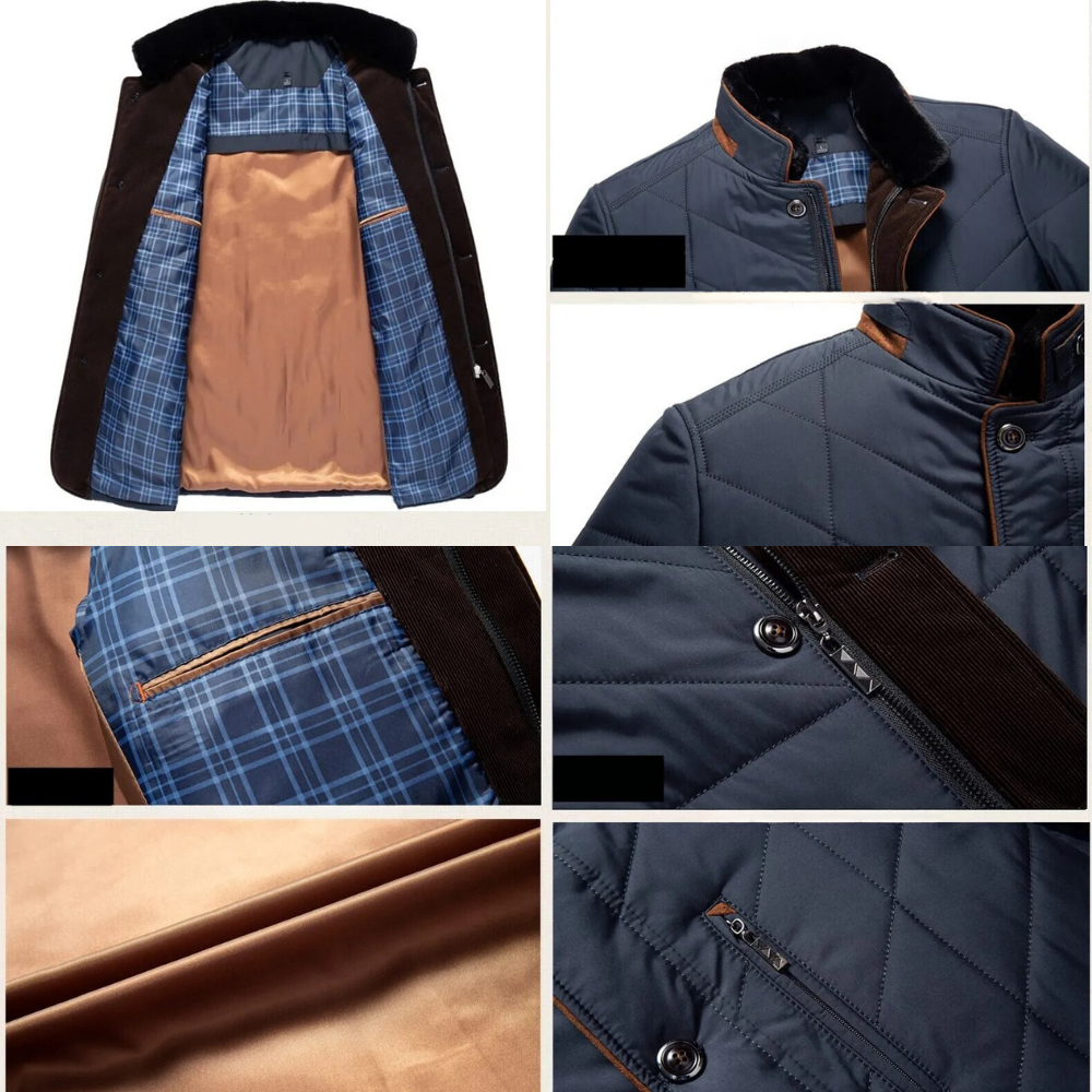 Adler - Veste d'Hiver Chaude - Résistante - Confortable pour Hommes