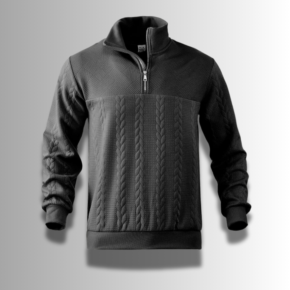 Pull laine mérinos homme - haut de gamme - chaud - élégant