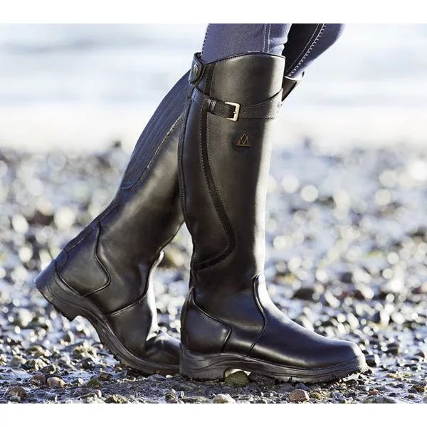 Chaussures d'Équitation Hiver | Cuir Imperméable, Absorption Chocs