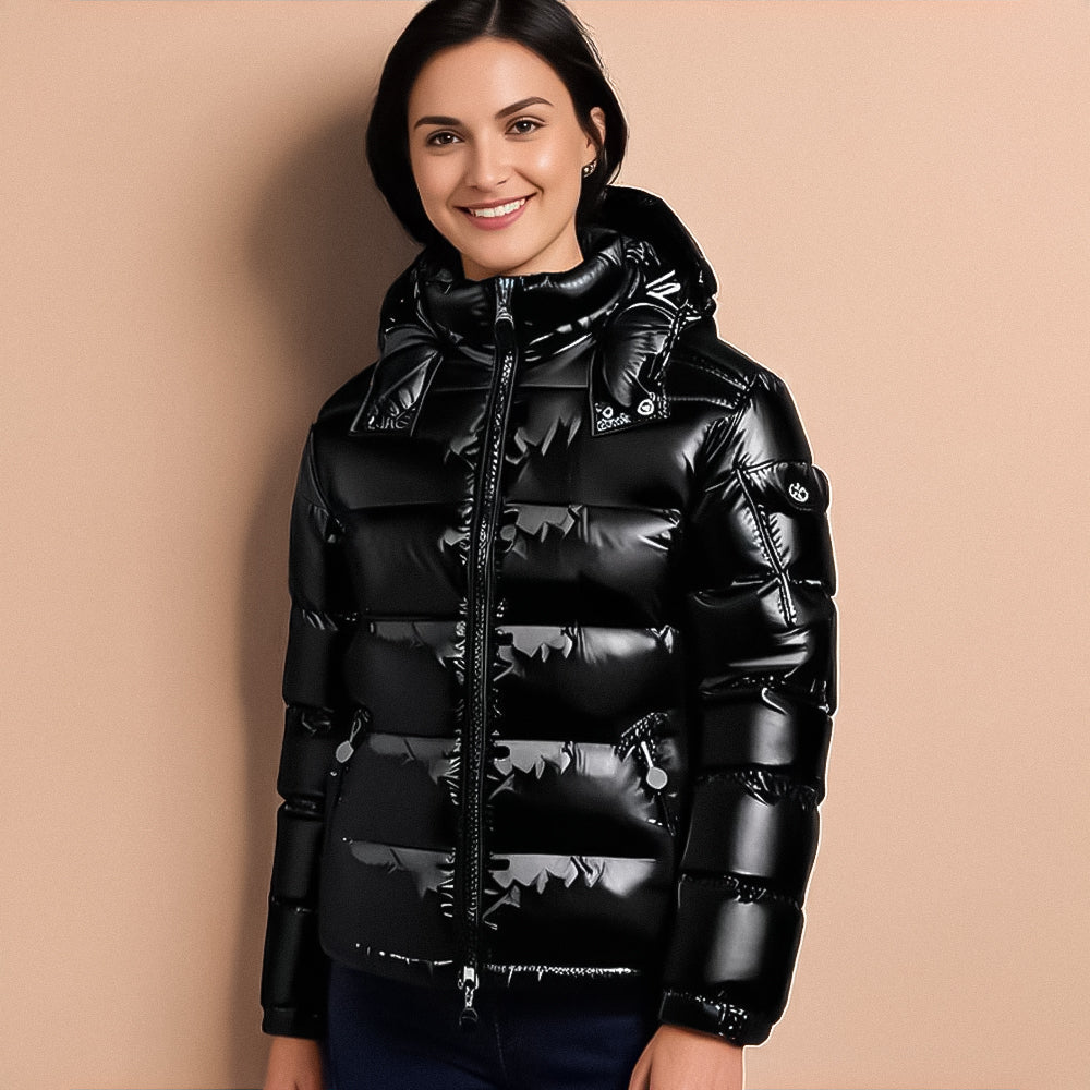 ÉléganceFroid Lang Pufferjakke - Chic Confort et Chaleur