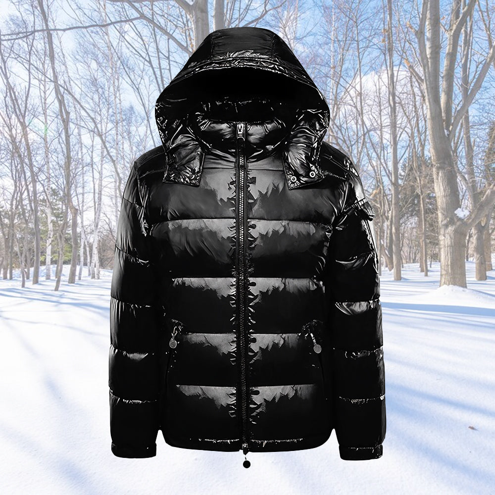 ÉléganceFroid Lang Pufferjakke - Chic Confort et Chaleur