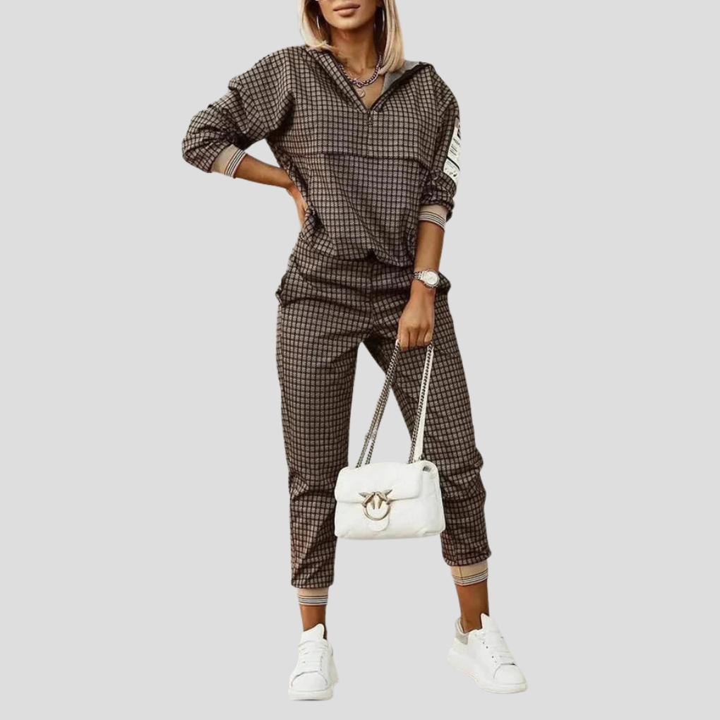 Marron rayé / 2XL