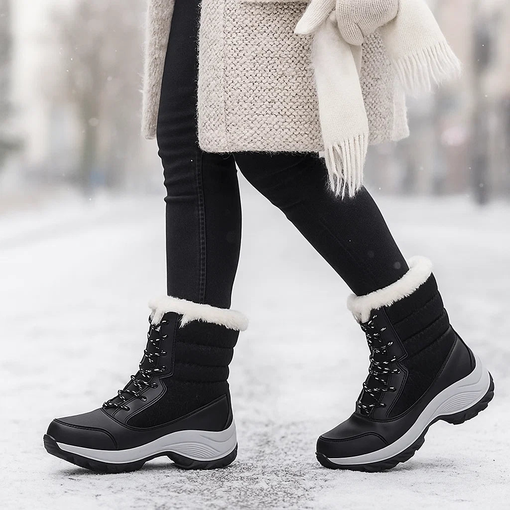 Plateau-Winterstiefel – Bequem und Lässig für die Kälte