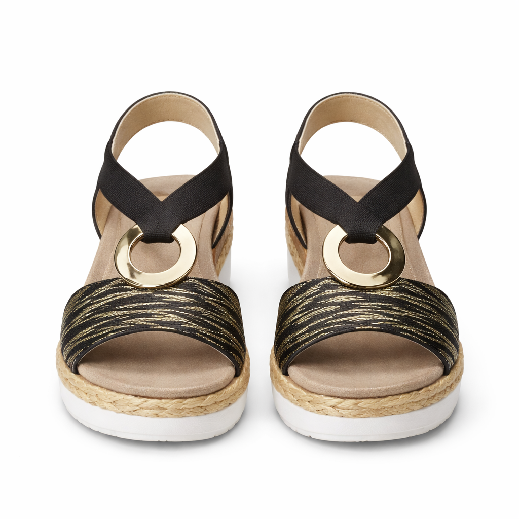 Espadrilles Compensées Femme | Chic, Élégant | Lanières Croisées