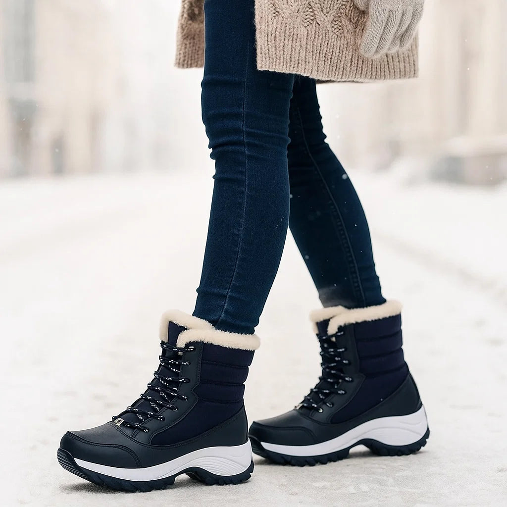 Plateau-Winterstiefel – Bequem und Lässig für die Kälte