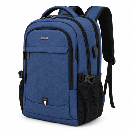 Sac à dos pour ordinateur portable | Résistant à l'eau, port USB | Sac de voyage, compartiments d'organisation