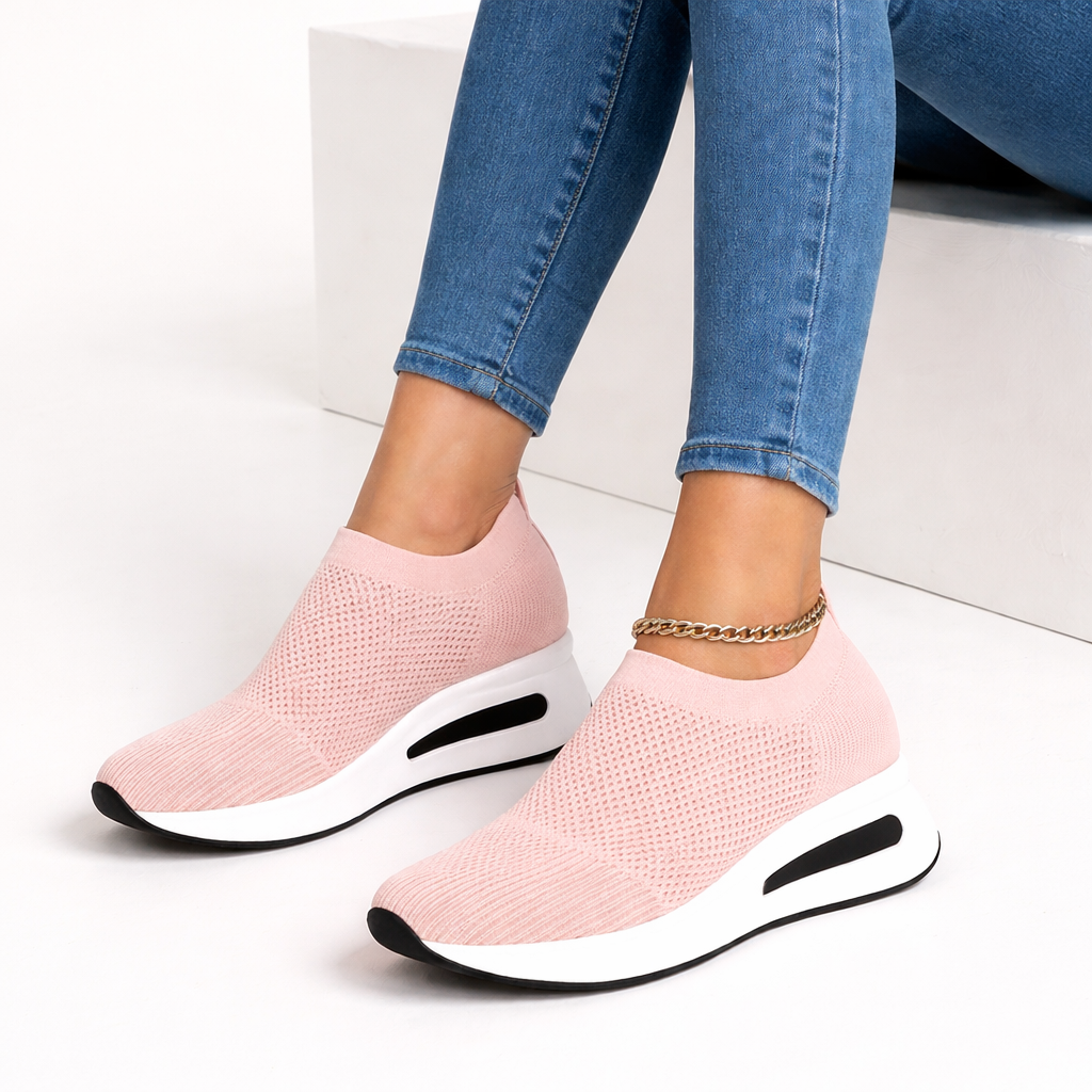 Baskets Compensées Respirantes pour Femmes | Élégantes, Confortables
