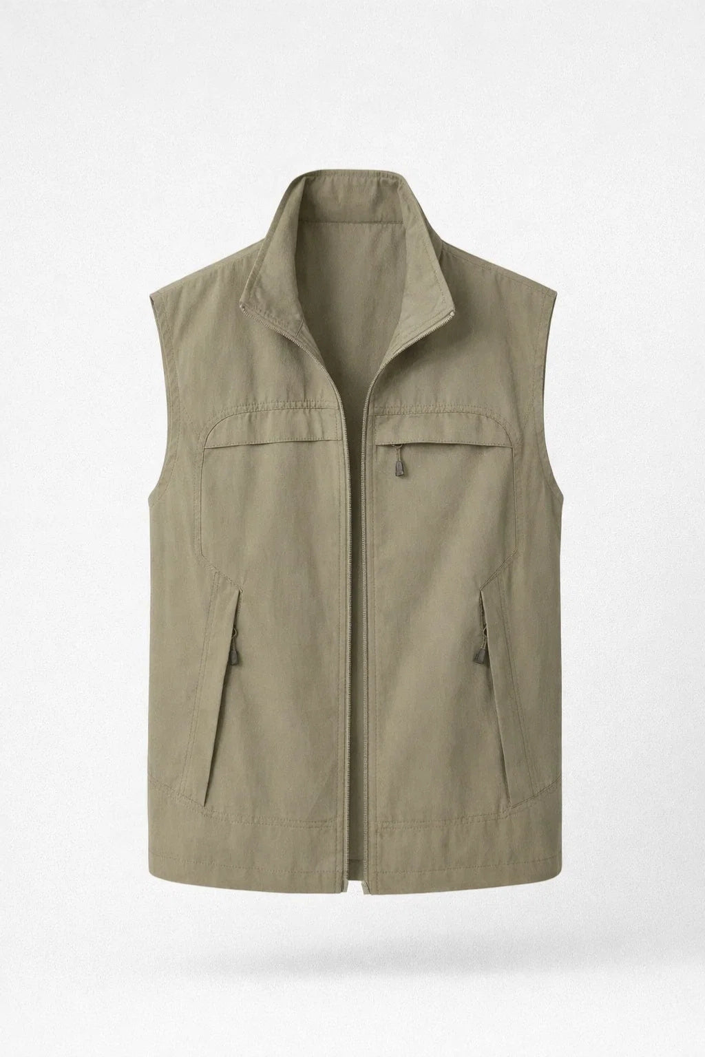 Gilet homme | Col montant, léger | Casual extérieur