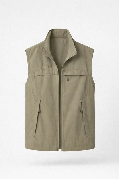 Gilet homme | Col montant, léger | Casual extérieur