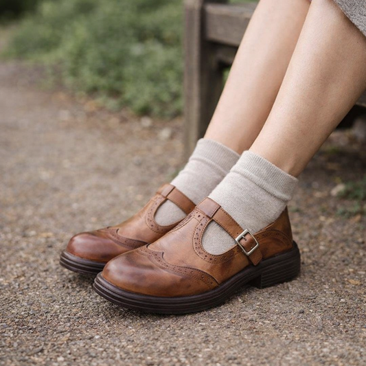 Chaussures Mary Jane pour Femmes | Ballerines Confortables | Semelle Orthopédique, Doublure Respirante