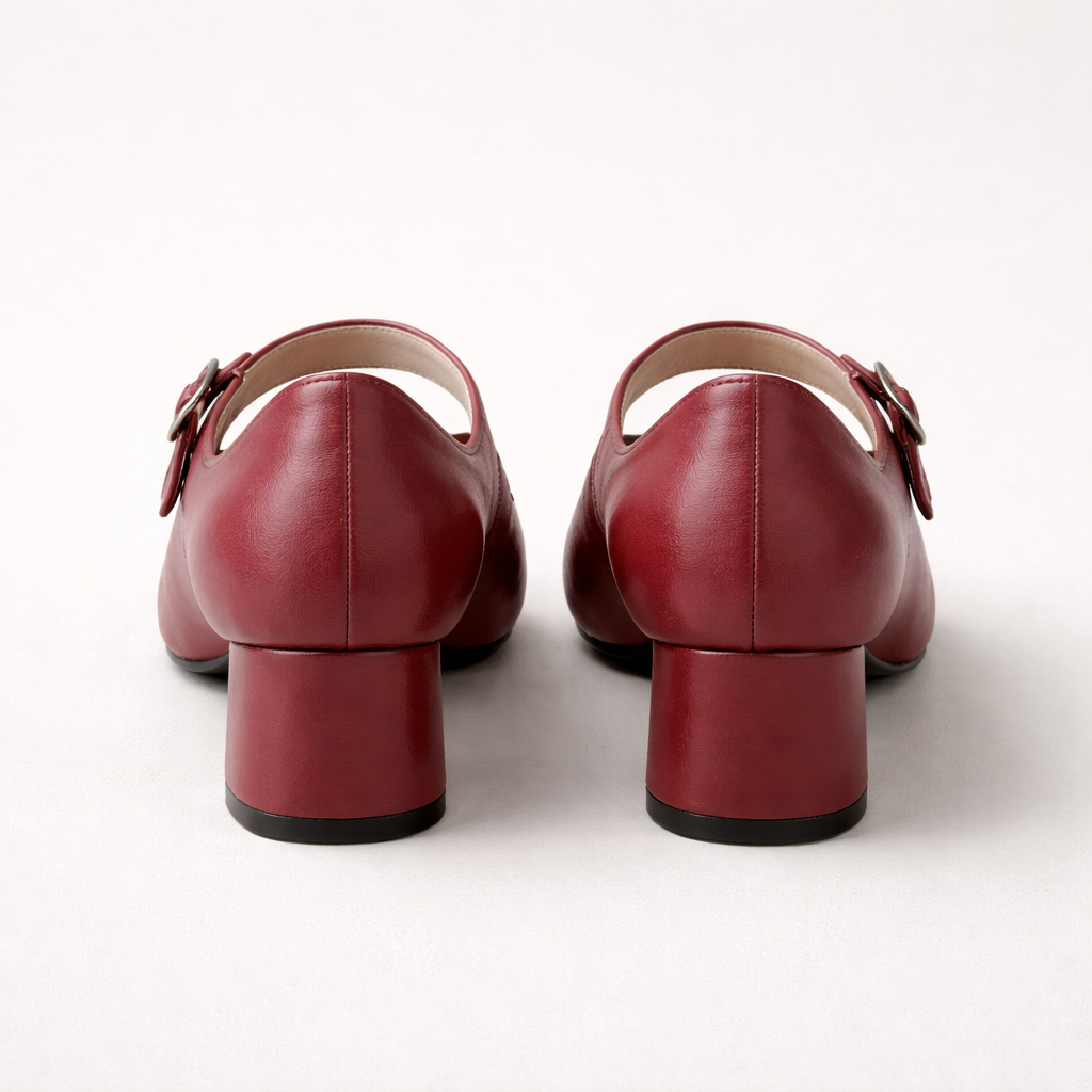 Chaussures Mary Jane pour femmes | Talon bloc, boucle en cuir | Confort ajusté