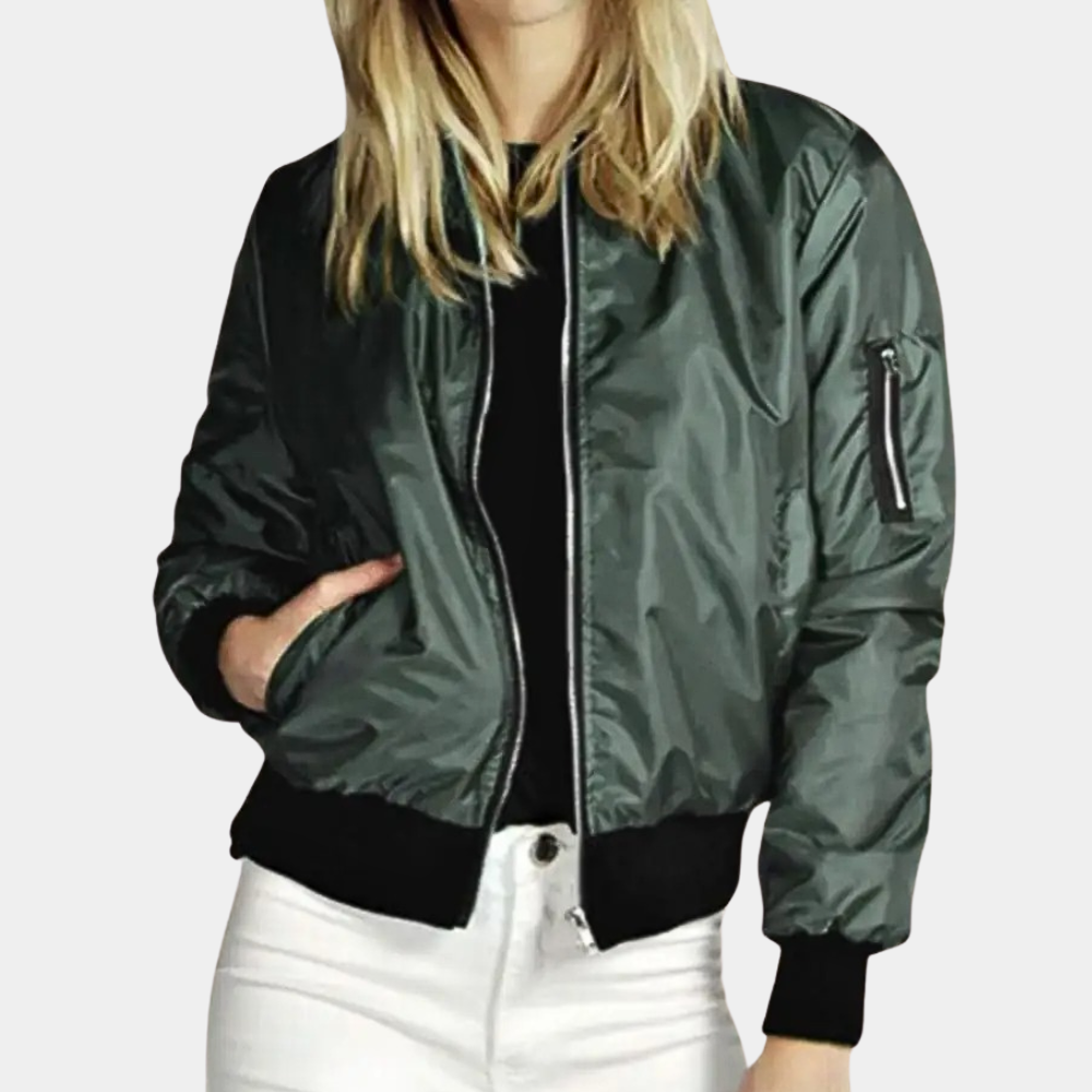 Veste d'automne pour femme | Confortable et élégante | Noir, Vert, Rouge
