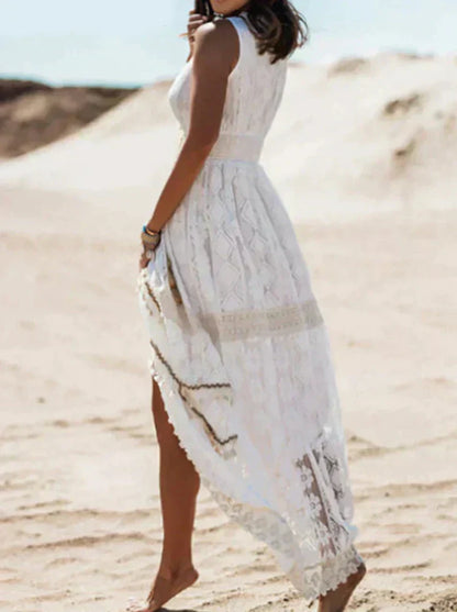 Elowynn - Robe de Soirée Élégante - Romantique Boho - Manches Longues