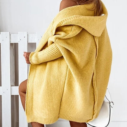 Cardigan femme | Doux, à capuche, manches longues