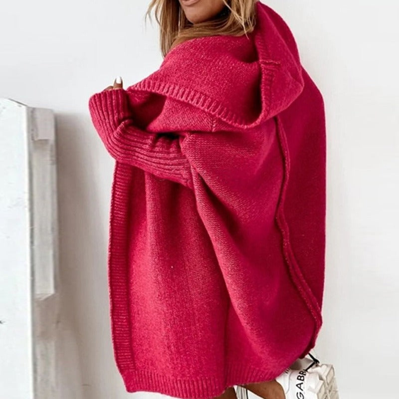 Cardigan femme | Doux, à capuche, manches longues