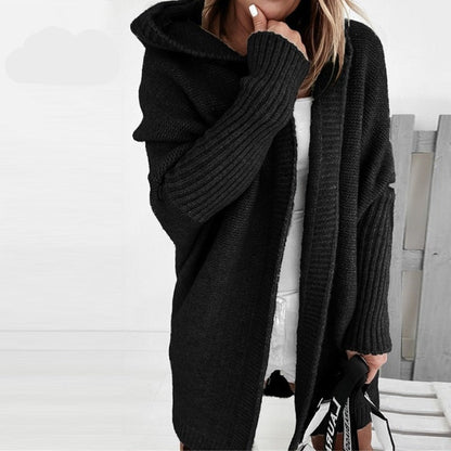 Cardigan femme | Doux, à capuche, manches longues