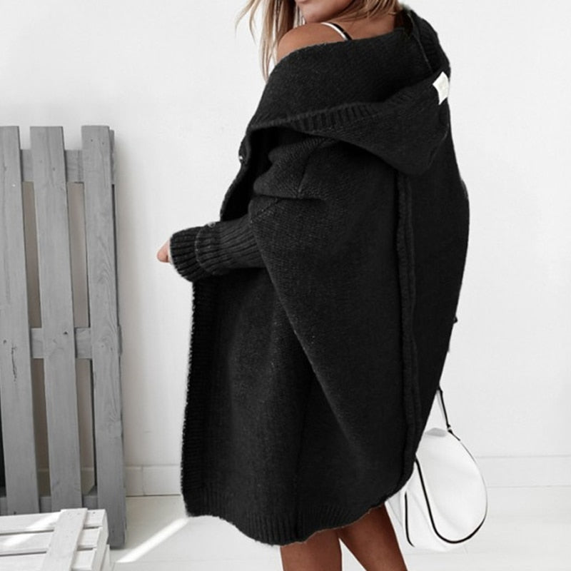 Cardigan femme | Doux, à capuche, manches longues