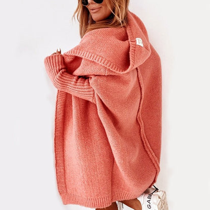 Cardigan femme | Doux, à capuche, manches longues