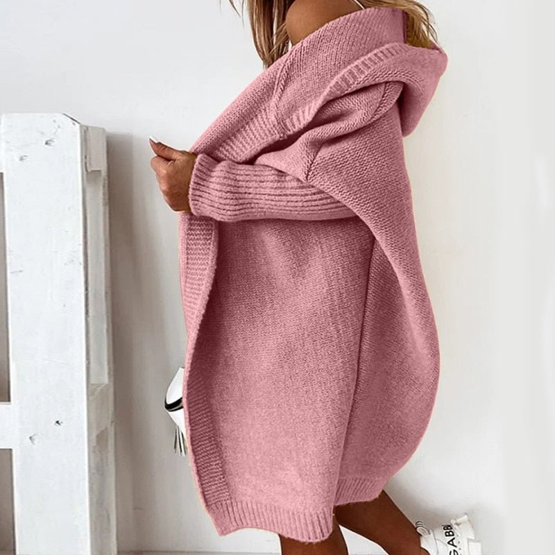Cardigan femme | Doux, à capuche, manches longues