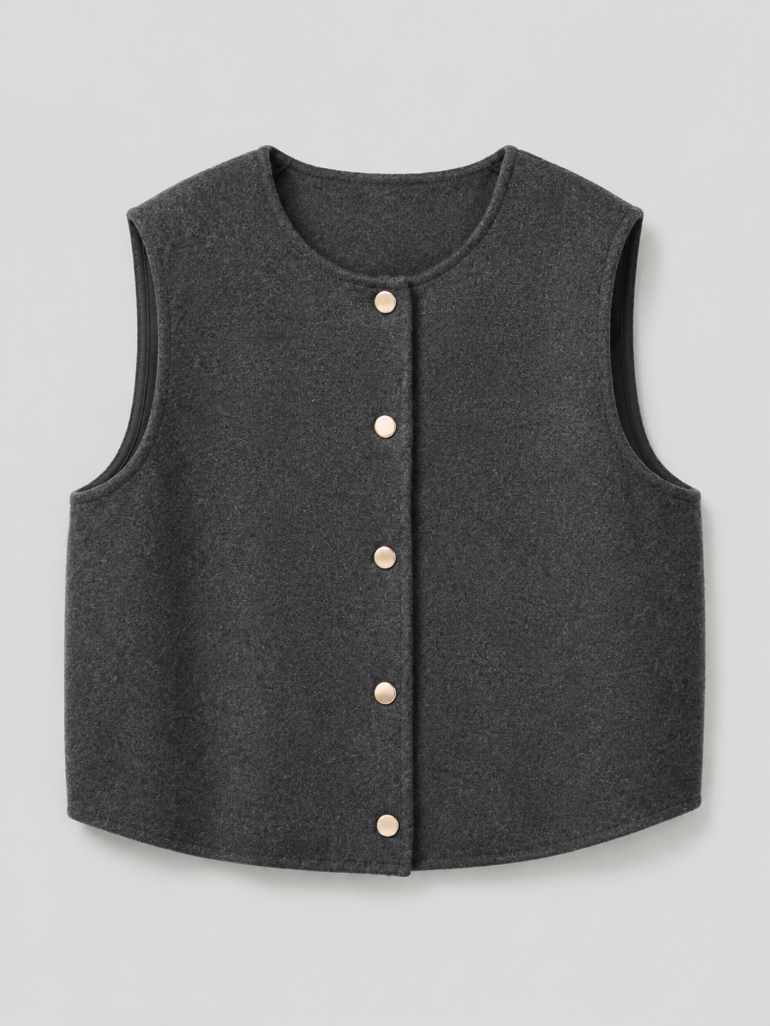 Gilet de maille femme | Encolure V, boutonné | Automne