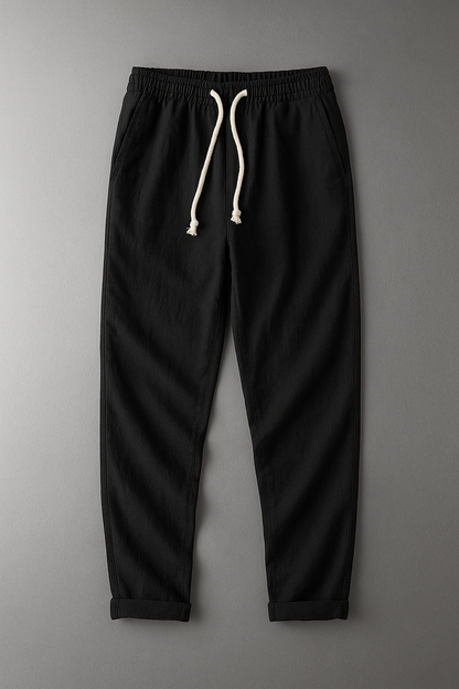 Pantalon en lin | Respirant, Coupe épurée | Crème, Beige, Bleu