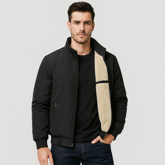 Erik | Veste en polaire pour hommes - Col montant - Confort