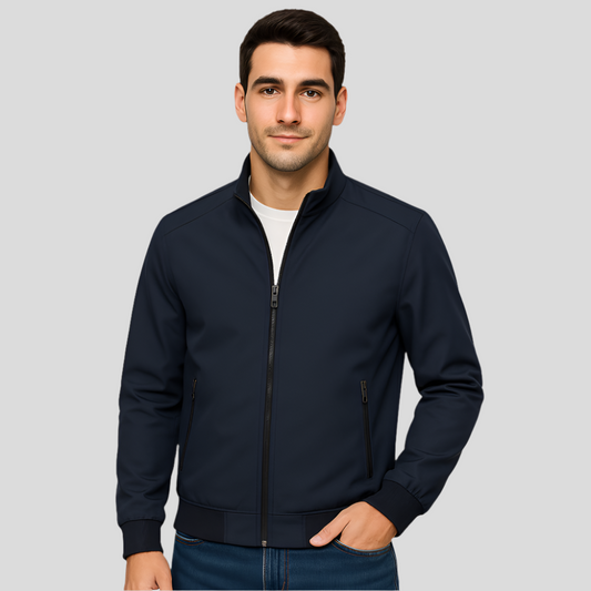 Veste à col haut pour hommes - chaude - élégante - confortable