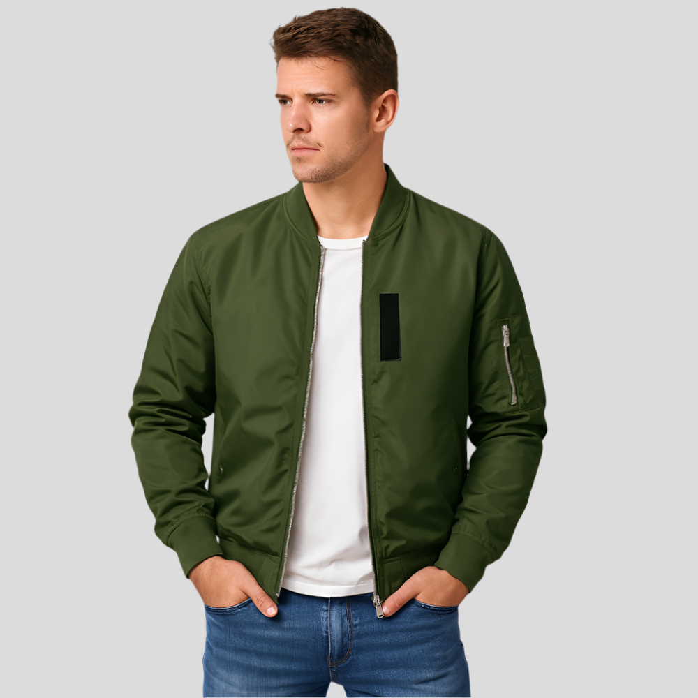 Veste Bomber pour Hommes 2025 - Confortable - Stylée - Respirante