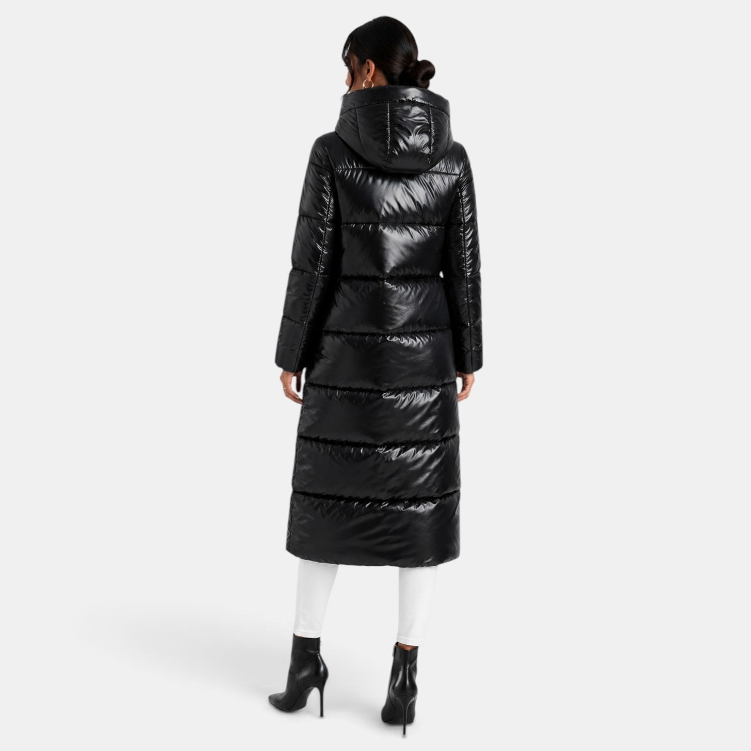 Manteau femme imperméable hiver | Parka longue, capuche | Rembourré