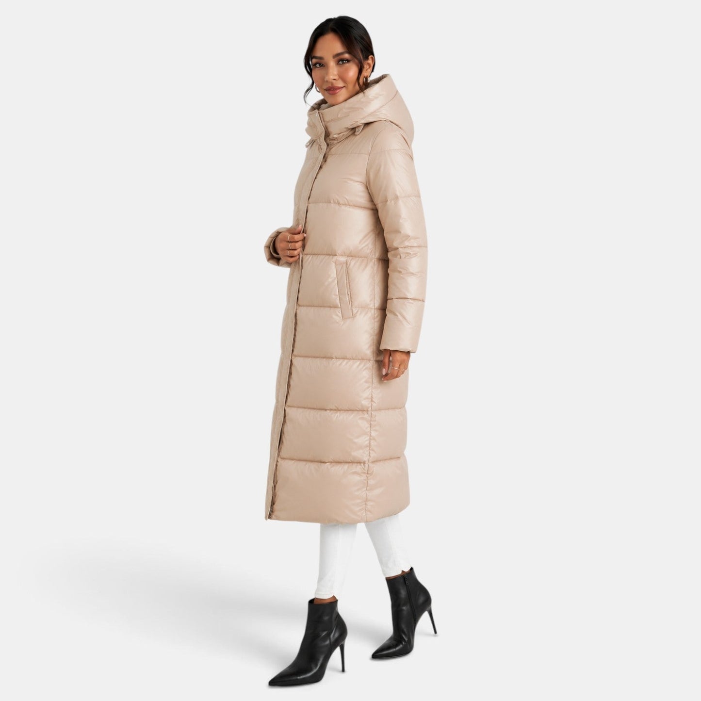 Manteau femme imperméable hiver | Parka longue, capuche | Rembourré