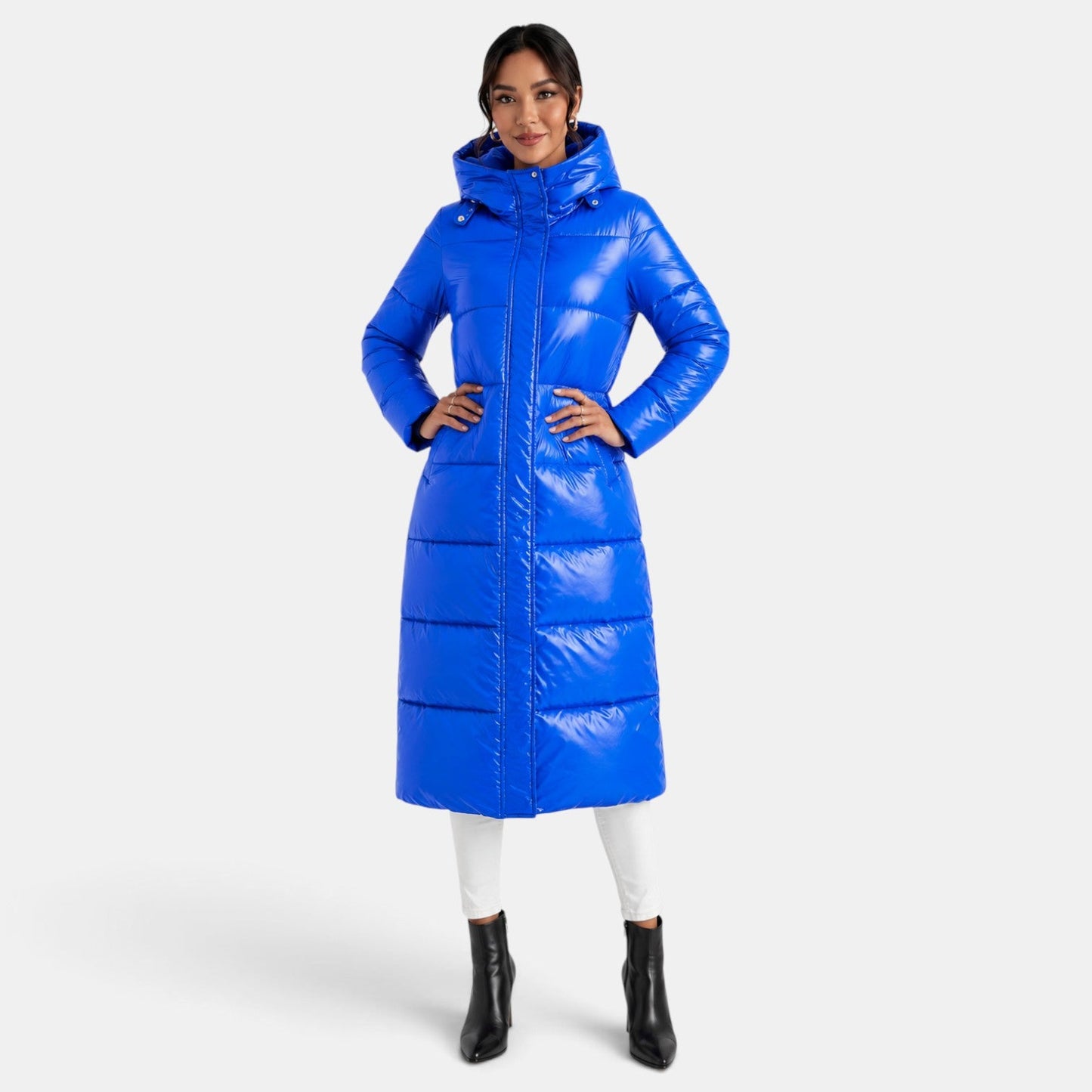 Manteau femme imperméable hiver | Parka longue, capuche | Rembourré