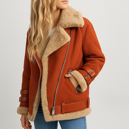 Veste Pilote | Coupe Ajustée, Doublure Polaire | Noir, Gris, Noir-Rouge