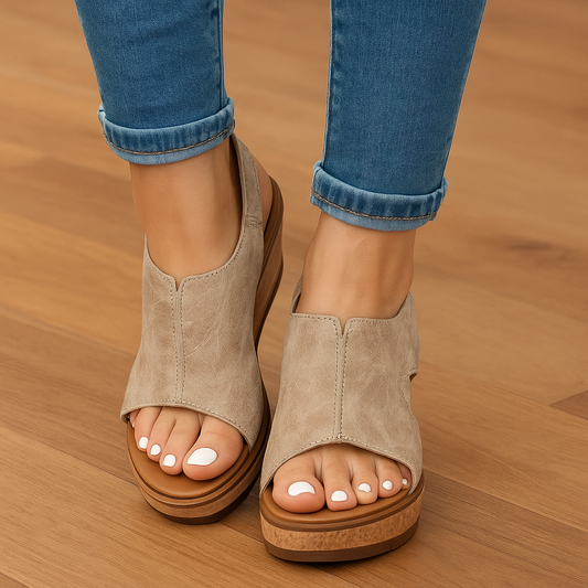 Vanessa - Chaussure orthopédique en cuir - Confortable