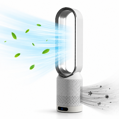 Purificateur d'air portable | Filtre HEPA, filtre à charbon | Ventilateur sans pales