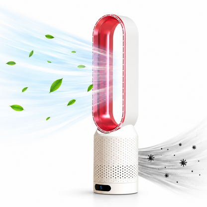 Purificateur d'air portable | Filtre HEPA, filtre à charbon | Ventilateur sans pales