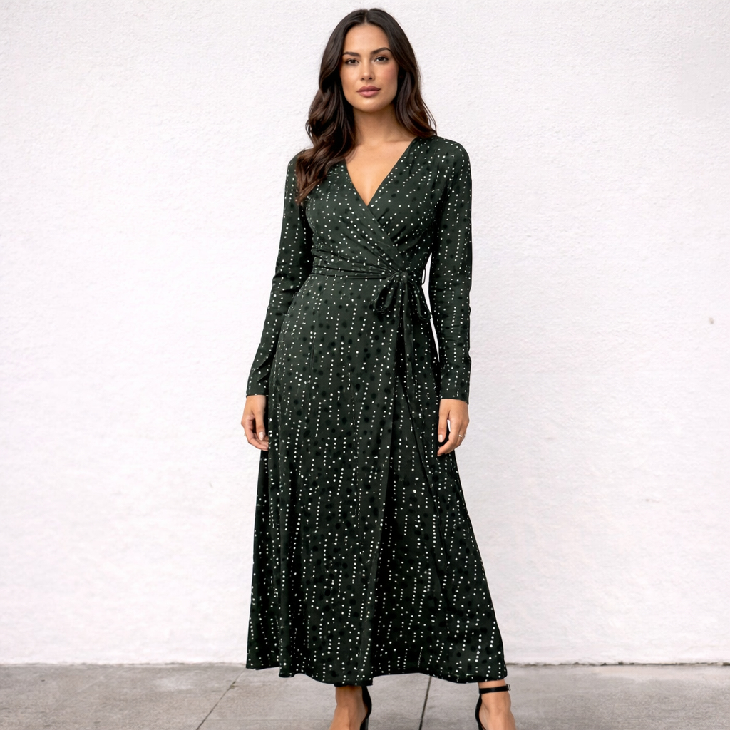 Robe à Pois | Sexy Été | Tissu Haute Qualité