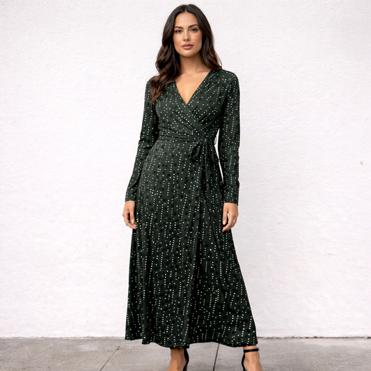 Robe à Pois | Sexy Été | Tissu Haute Qualité