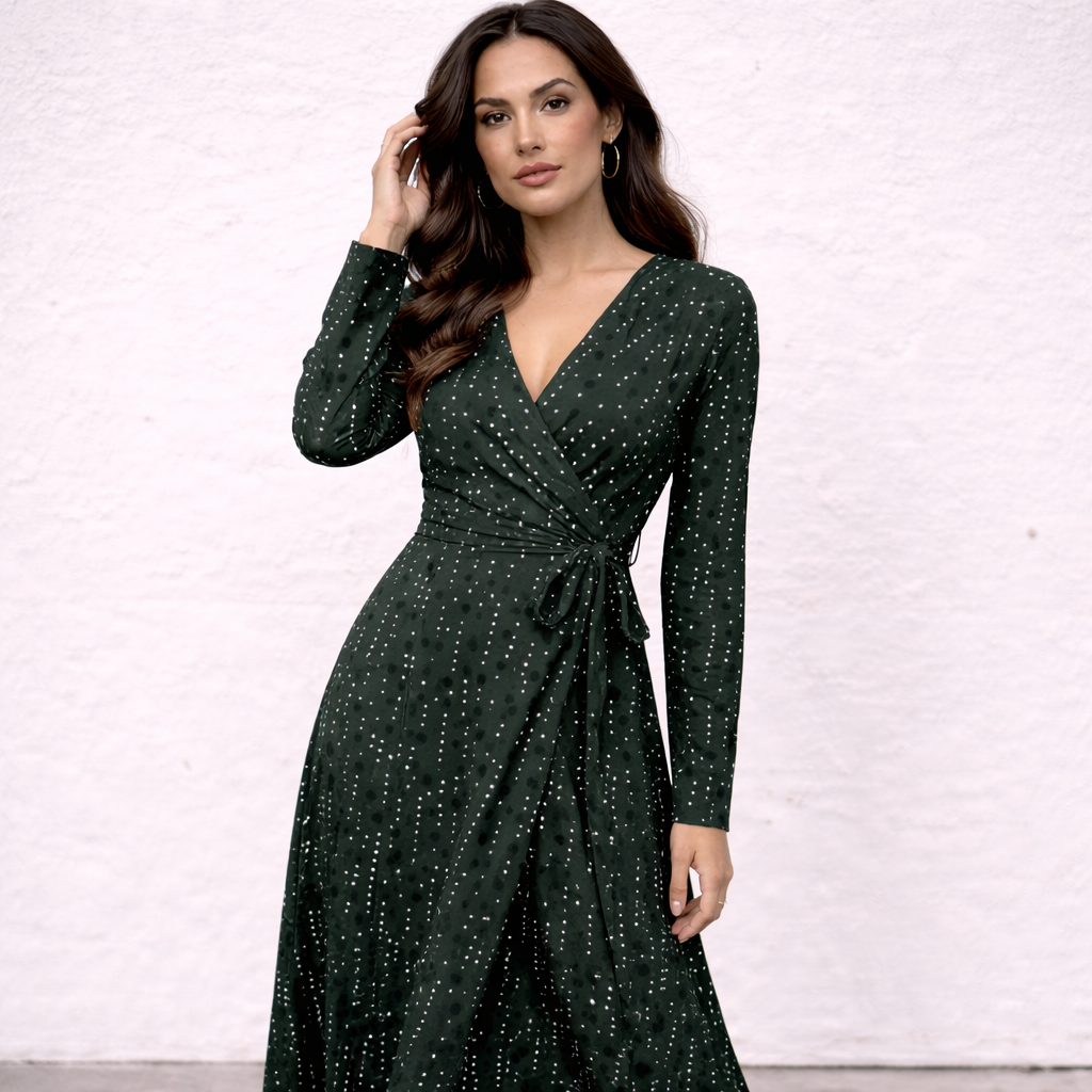 Robe à Pois | Sexy Été | Tissu Haute Qualité