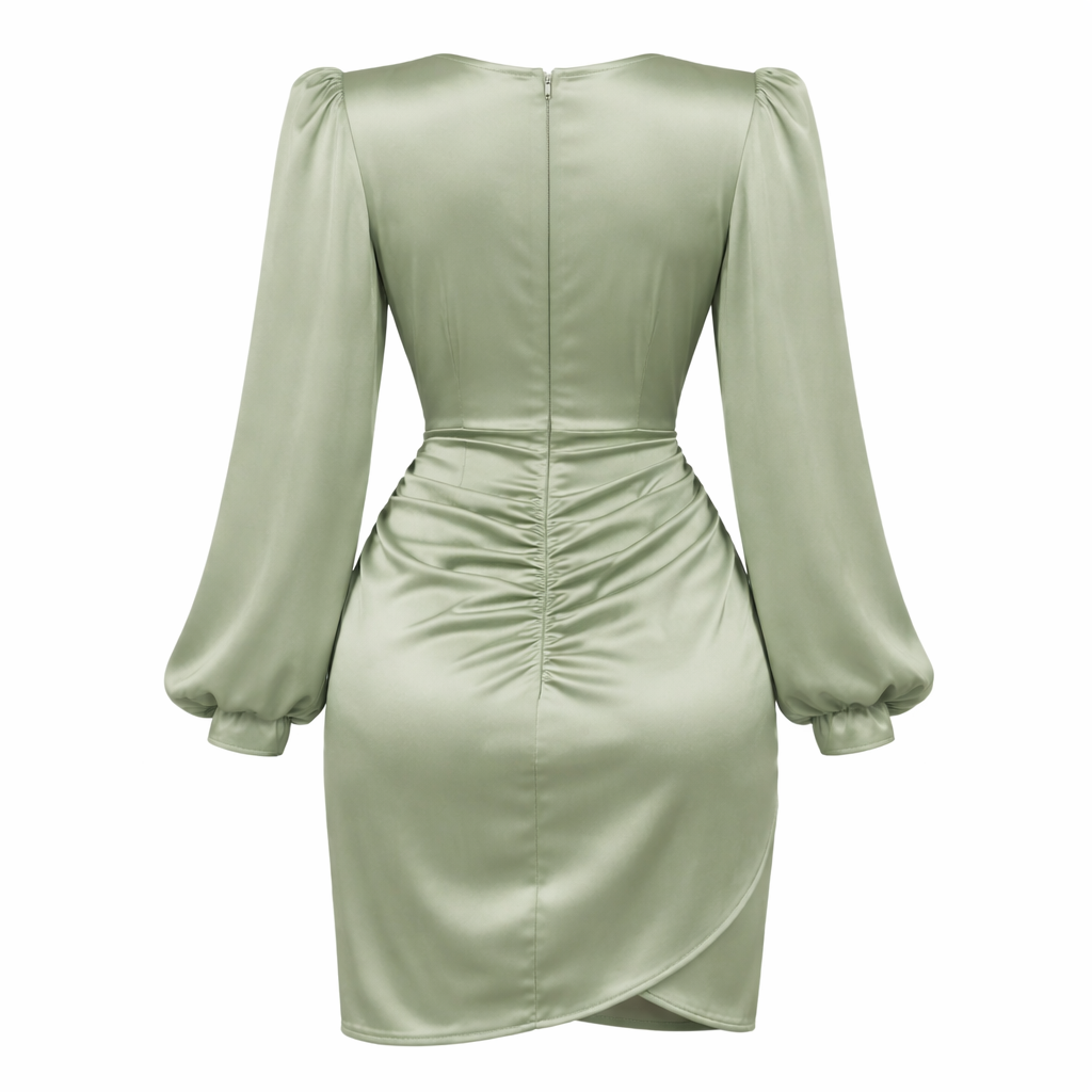 Mini Robe | Femmes, Tissu Soie | Style Satin Élégant