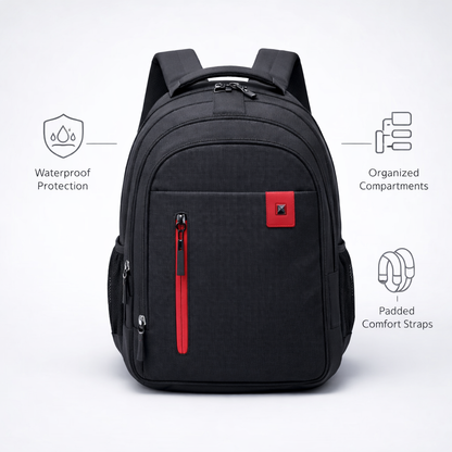Sac à dos pour ordinateur portable | Sac à dos imperméable Oxford pour hommes, bretelles rembourrées