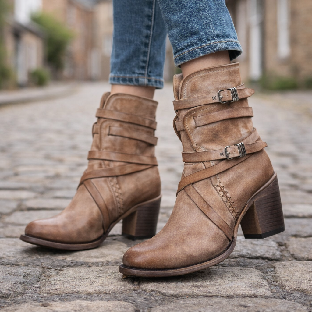 Bottines Femme en Suède Élégantes