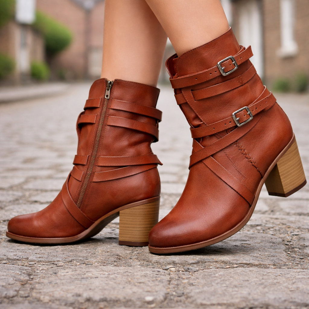 Bottines Femme en Suède Élégantes