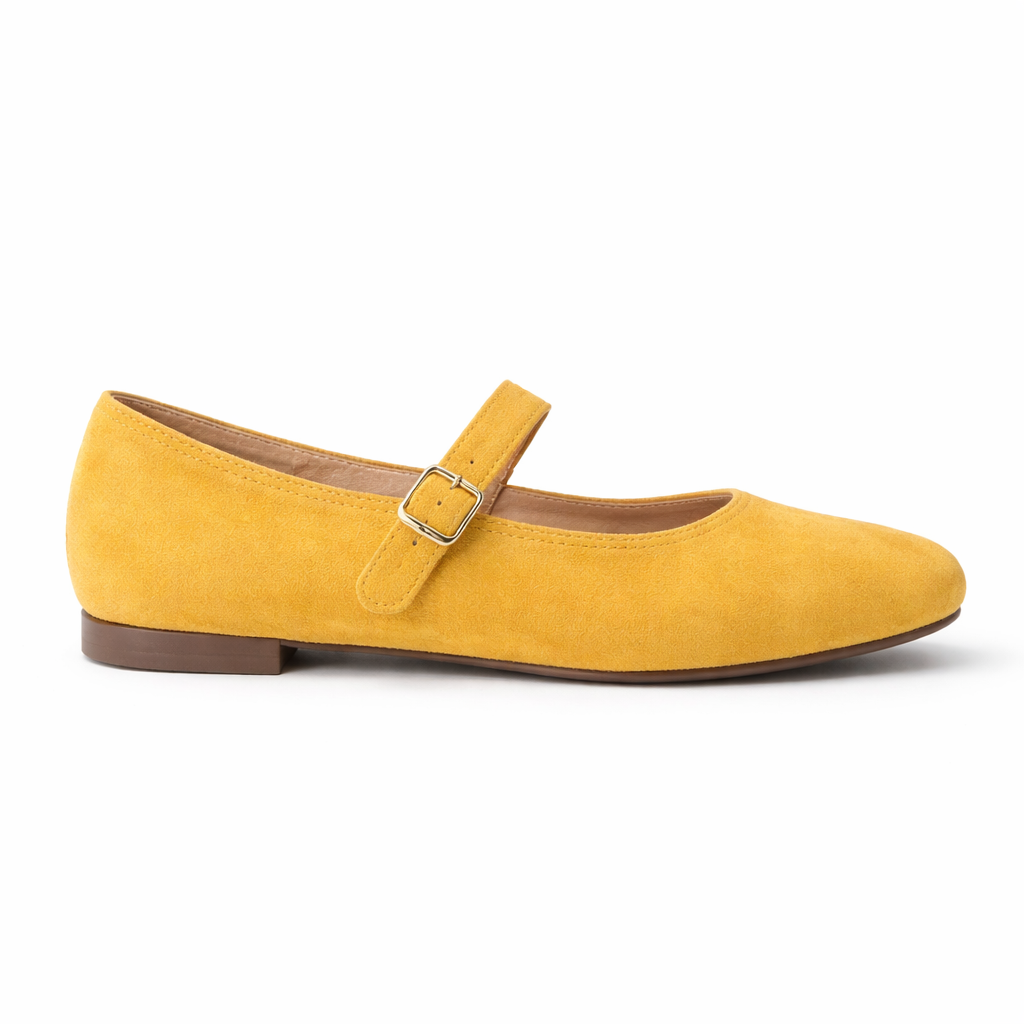 Ballerines pour femmes | Daim | Bride ajustable, Confort garanti