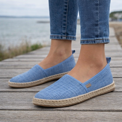 Ballerines Espadrille Femme | Chaussures Toile Slip-On, Confort Casual